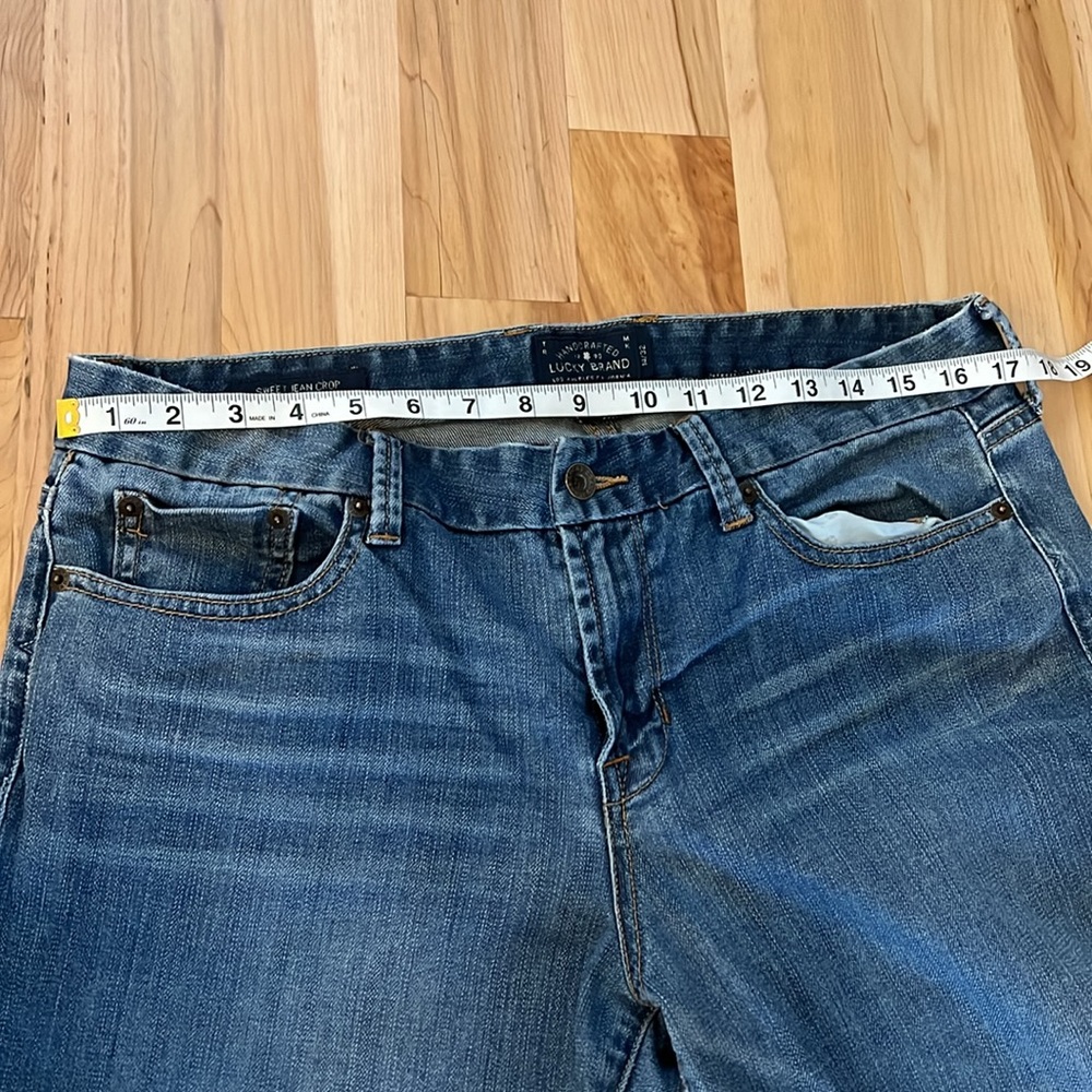 Lucky Brand Sweet Crop Jeans Size 14 / 32 - Picture 9 of 14
